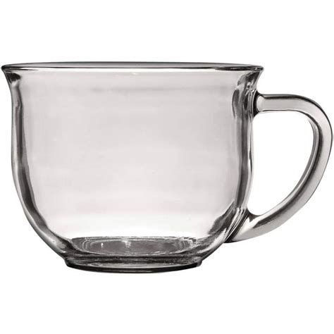 glass coffee mugs walmart|clear glass mugs 18 oz.